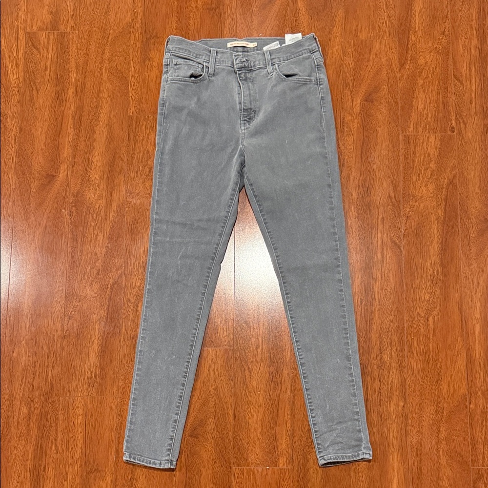 Levi 720 High Rise Super Skinny Women's Gray Jeans